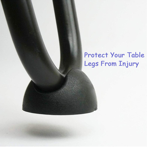 Protector de goma para patas de horquilla, cubierta de goma de 3/8 y 1/2 pulgadas, para muebles, color negro moderno, <span class=keywords><strong>precio</strong></span> de fábrica - Product Image 3