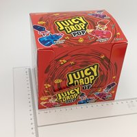 Vente en gros de sucettes liquides sucrées aux saveurs variées, sucettes acidulées, assortiment de saveurs