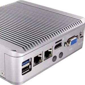 Zoomtak Intel Celeron J1900 безвентиляторный мини-ПК с 2 портами Lan 2 Com канала