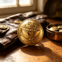 Kancing Logam Antik Khusus dari Paduan Seng Berlapis Emas, Kancing Logam Berukir USLSS Life Saving Service untuk Seragam Maritim Vintage, Mantel, dan Manset