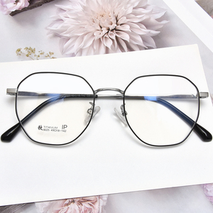 Material Metálico, Todas las Formas de la Montura Combinan con Marcos Ópticos Redondos, Gafas para Hombre y Mujer - Product Image 4
