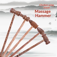 Masseur multifonctionnel à percussion en bois motif aile de poulet pour massage des méridiens Zhejiang