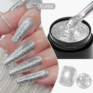 Esmalte de Uñas en Gel Dorado Brillante de 8 ml, Esmalte de Uñas Semipermanente de Larga Duración, Diseño de Arte de Uñas con Brillo - Product Image 3