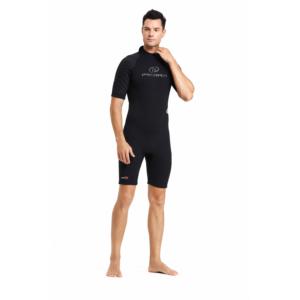 Haute qualité respirant Shorty à manches longues serré plongée en apnée hommes maillots <span class=keywords><strong>de</strong></span> <span class=keywords><strong>bain</strong></span> en néoprène natation surf costume - Product Image 5
