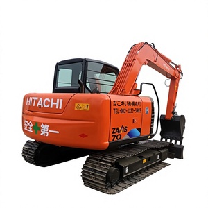 Mini excavadoras usadas de 7 toneladas, Hitachi Zaxi 70, excavadora pequeña en venta - Product Image 1
