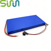 Pack de batteries au lithium DC14.8V personnalisé haute température 85°C ℃   Contrôle par commutateur, communication CAN pour écran d'affichage électronique