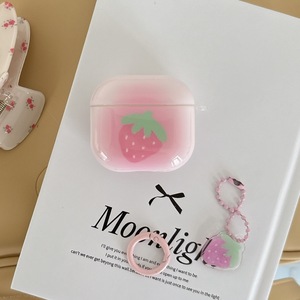 Funda Protectora para Auriculares AirPods 4/3 con Diseño de Fresa Degradada, Modelo Nuevo, Compatible con Auriculares Inalámbricos Apple, Funda Suave - Product Image 6