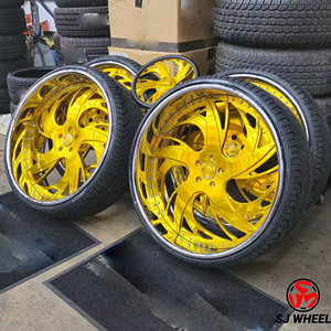 Jantes forgées en deux parties SJ 6061-T6 18 20 22 24 pouces 5x114.3 6x139.7 pour Chevy <span class=keywords><strong>Chevrolet</strong></span> C10 <span class=keywords><strong>Blazer</strong></span> GMC Jimmy Ford F-100 - Product Image 5