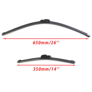 Essuie-glaces sans cadre 26*14 pour Toyota Corolla 2007-2018, lame en caoutchouc naturel - Product Image 4