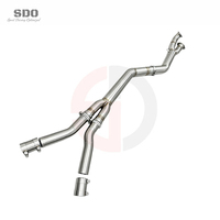 Pipa Tengah Tunggal SDO Stainless Steel untuk BMW M3 M4 G80 G82 G8X 3.0T 2021+  Pipa Bagian Tengah Knalpot Performa Tinggi