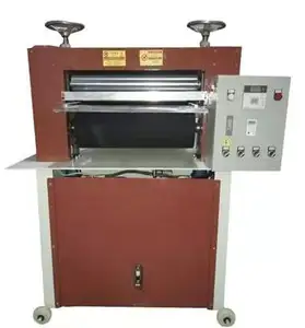 YH-26 Leather ironing machine Leather Temperature Roller Plating Embossing Machine Leather belt making machine