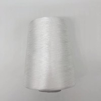 Hilo de Coser de Poliéster 1kg/rollo, Hilo para Bordar, Hilo para Puntada Invisible, 75D/2, Color Blanco