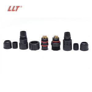 Llt M16 IP68 12 pin không thấm <span class=keywords><strong>n</strong></span>ước Nam <span class=keywords><strong>N</strong></span>ữ Cáp <span class=keywords><strong>n</strong></span>ối cho tí<span class=keywords><strong>n</strong></span> hiệu - Product Image 6