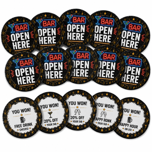Factory Price Free Design Instant Peel off Tickets One Window Round Pull Tabs Bar Theme Break Open Tickets - Product Image 6