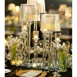 2025 nuovo Design <span class=keywords><strong>lampada</strong></span> <span class=keywords><strong>a</strong></span> tubo lampadario cristallo di nozze <span class=keywords><strong>a</strong></span> grappolo portacandele per la decorazione centrotavola da tavolo - Product Image 5
