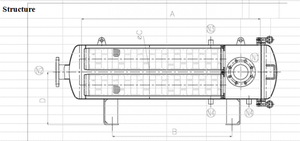 Filtro líquido de alto flujo, área de ocupación pequeña, grado industrial horizontal, alta eficiencia - Product Image 3