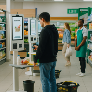 LIVERDOL Self-Service <strong>Kiosk</strong> With 21.5"/24"/32" <strong>Touch</strong> <strong>Screen</strong>, Face Recognition &amp; QR Code Payment For Restaurants And Food Service - Product Image 5
