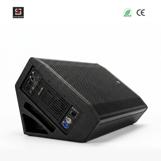 Coaxial 15 Inch Active Stage Monitor Speaker 1000W Professional Sound PA System with German DSP FIR for DJ Disco Live Event