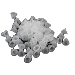 100 pièces de coupelles en silicone souples jetables en forme de U pour encre de tatouage, coupelles de pigment pour microblading, accessoires PMU - Product Image 4