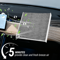 Filtro de Aire para Habitáculo Universal CF11182 Fresh Breeze con Bicarbonato de Sodio Arm & Hammer para Vehículos