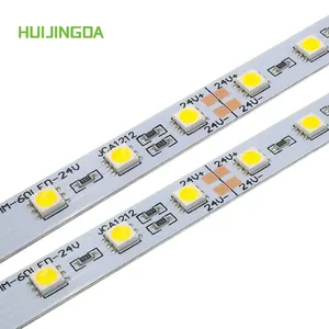 شريط مصابيح LED 5050 24 فولت 60LED/m Cri 80 شريط مصابيح LED صلبة يوضع على الرفوف / خزانات الملابس / خزانات النبيذ للبيع بالجملة بسعر رخيص