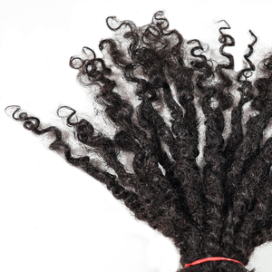 Nuovo Stile di Moda: Dreadlocks Ghana da 0,6 cm Fatti a Mano, Estensioni di <span class=keywords><strong>Capelli</strong></span> Umani Naturali per Uomini e Donne - Product Image 1