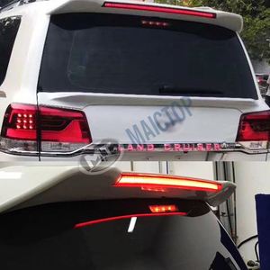 Maictop Car Accessories Black White Rear Wing Trunk <strong>Spoiler</strong> for Land Cruiser 200 Series Lc200 <strong>Fj200</strong> 2016 2017 2018 - Product Image 5