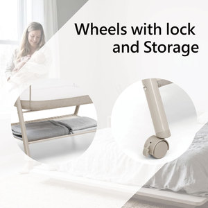 Le meilleur berceau pour bébé de qualité supérieure pour chambre de bébé, berceau avec réglage en hauteur - Product Image 3