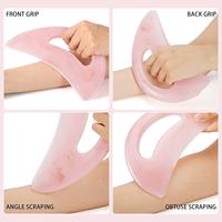 Planche de massage Gua Sha en résine 2026, très populaire, pour le massage musculaire et facial, outil de raclage corporel en plastique pour drainage lymphatique