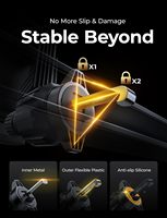LISEN Nouveau support de téléphone en métal pour voiture, support mobile rotatif, support de ventilation, accessoires automobiles pour iPhone 17 Android Samsung