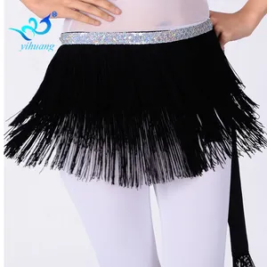 Belly Dancing Costume Hip Scarf Tassel High Quality Dancing Performance Wear Belt Wrap Hip Skirt Scarf Practice Belt