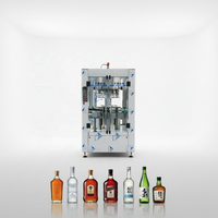 Machine de remplissage sous vide pour bouteilles en verre, machine de remplissage pour liquides à faible viscosité, machine de mise en bouteille entièrement automatique pour whisky et liqueurs