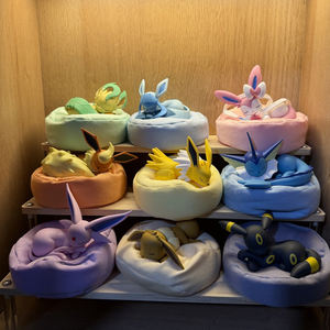 Bestseller: <span class=keywords><strong>Serie</strong></span> Eevee <span class=keywords><strong>Friends</strong></span> Sleep, Blind Box, Regalo di Natale, Statuetta Decorativa, Decorazione per Ufficio, Giocattolo Sorpresa - Product Image 2