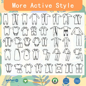 Romper Bayi Organik dari Bambu, Piyama Bayi, Onesie Bayi Custom, Sleepsuit Bayi Baru Lahir dengan Ritsleting, Jumpsuit Tidur Bermotif, Pakaian Tidur Bayi, Pakaian Bayi - Product Image 6