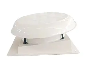 Gran oferta, modelo 1460, ventilador de escape FRP montado en el techo de cono de ventilación Frp de 50 pulgadas para ventilación de ventilador de techo de fábrica de almacén