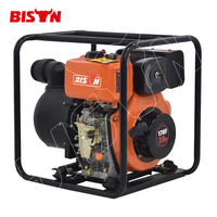 Pompe à eau centrifuge à moteur diesel BISON (CHINE) OEM 60Hz 200m pour l'agriculture, l'irrigation, la lutte contre les incendies, aspiration simple, en alliage