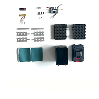 Pack de batteries rechargeables universelles 18650 haute capacité 21V avec carte de protection et boîtier rigide, garantie 3 ans pour outils