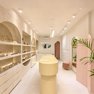 ร้านขายเครื่องประดับ นาฬิกา และสินค้าหรูหรา ออกแบบตกแต่งภายในร้านแบบครบวงจร ปรับแต่งได้ตามต้องการ ตู้โชว์กระจก ตู้โชว์เครื่องประดับ ตกแต่งร้านค้า - Product Image 1