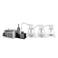 Machine de granulation à vis simple Chenqi SJ-B 380V 45kW à refroidissement par air pour découpe à chaud et recyclage, haute efficacité, pour PP, HDPE, LDPE, EVA, avec moteur