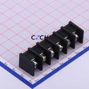 KF55C-10.0-6P Barrier Terminal Block Through hole Component (THT),P=10mm Connector Two Sides 10mm 1x6P Straight Pin - Product Image 1