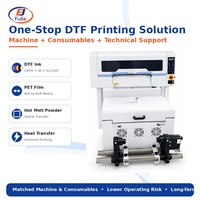 Impresora DTF A2 Directa de Fábrica con Agitador de Polvo de 45cm/18in y Cabezal de Impresión Dual Epson I1600/XP600/I3200