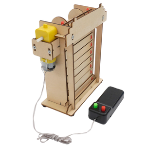 Puerta Enrollable Eléctrica de Madera, Tecnología de Puerta Enrollable, Kit de Experimento Científico Manual Pequeño para Armar - Product Image 2
