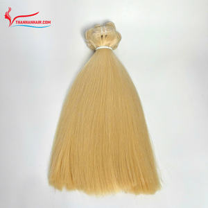 Super Double Drawn Cheveux Humains 100% Top Qualité Couleur Trame Vietnamien Cheveux Trame extensions de cheveux - Product Image 6