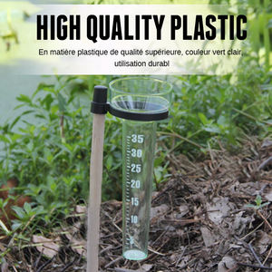 डिजिटल यार्ड धातु हिस्सेदारी सजावटी ढोने बाल्टी मीटर उद्यान प्लास्टिक बारिश गेज - Product Image 2