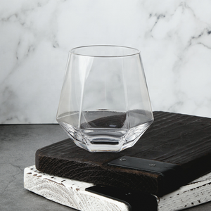 Coupe à vin en cristal transparent polygonal <span class=keywords><strong>Raymond</strong></span> pour whisky - Product Image 2