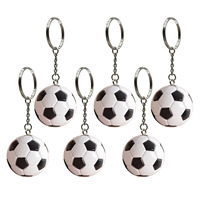 Llavero de Balón de Fútbol 3D Personalizado, Anillo para Llaves de Fútbol, Regalo para Fanáticos del Deporte, Recuerdo Promocional, Proveedor Mayorista