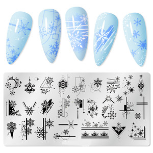 Kits d'outils <span class=keywords><strong>de</strong></span> plaque d'estampage d'<span class=keywords><strong>ongles</strong></span> en acier inoxydable populaires européens Accessoires d'<span class=keywords><strong>ongles</strong></span> essentiels - Product Image 5