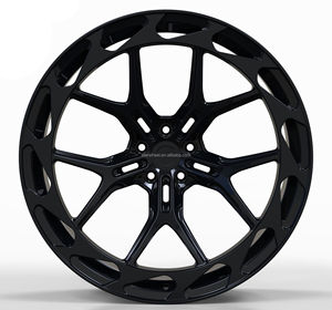 Cerchi Forgiati Monoblocco Nero Lucido 19-24 Pollici, Lussuosi Cerchi da Corsa ad Alta Pressione per RS Q8, <span class=keywords><strong>Alfa</strong></span> <span class=keywords><strong>Romeo</strong></span> Stelvio, G82 M4, G80 M3, G30 530 - Product Image 2