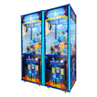 Machine à griffes de boutique Mini machine à griffes de petit ménage unique avec accepteur de billets à vendre machine de jeu à griffes