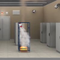 Générateur d'extinction d'incendie par aérosol concentré CFLC pour salle électrique